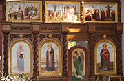 На новых иконах можно увидеть основные события 12-ти православных  праздников, август 2014 г.