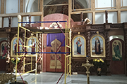 Первый этап строительства Царских врат, апрель 2015 г.